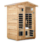 Two person Infrared Aged Fir Sauna Indoor Outdoor