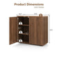 Fluted Buffet Cabinet