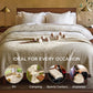 Cotton Muslin Blanket King Size for Bed 4Layer Breathable and Lightweight