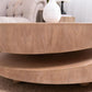 Stunning Round Coffee Table, Natural