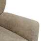 Wingback Accent Chair, Upholstered with Rounded Wooden Legs