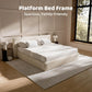 Cloud King/Queen/Full Platform Bed Frame with Pillow Headboard