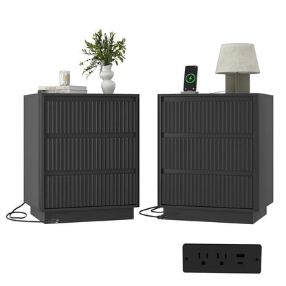 Nightstand / Side Table Set of 2