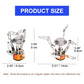 Camping Cookware Set Outdoor Tableware Burner Stove Pot Cup