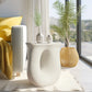 U-Shaped Geometric Side Table