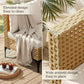 7-Piece Outdoor Sectional Sofa Set with Rattan Seating, Coffee Table