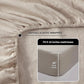 100% Linen Sheet Set Queen Size 4-Piece Breathable Bedding Deep Pocket  Natural Flax