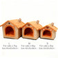 All Season Dog/ Cat House Style Bed