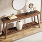 70.9 Inches All Wood Console Table Narrow Long Sofa Table