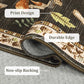 Soft Brown 8x10 Rug, Non-Slip Washable Low-Pile Carpet
