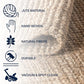 Hand Woven Chunky Jute Natural Indoor Outdoor