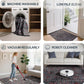 8x10 Washable Vintage Floral Rug,