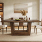 63-Inch Dining Table for 4-6, with Heavy-Duty Base