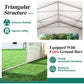 Sturdy 20x20 Outdoor Party Tent with Sandbags for Weddings, Events, and Garden Parties
