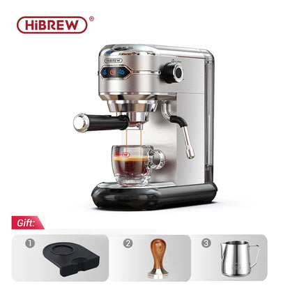 Coffee Maker  20 Bar Semi Automatic Super Slim ESE POD & Powder Espresso Cappuccino Machine