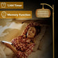 Arc Floor Lamp, LED Gold Standing Lamp with Remote, 3 Color Temps & Dimming,