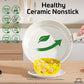 23-Piece Non-Toxic Ceramic Cookware Set with Detachable Handles