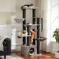 Multi-Level Cat Tree with Scratching Posts, Cozy Condo,