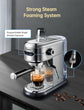 Coffee Maker  20 Bar Semi Automatic Super Slim ESE POD & Powder Espresso Cappuccino Machine
