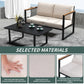 4-Piece Outdoor Patio Set With Washable Cushions,