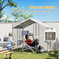 Extra Large Outdoor Cat Enclosure with Waterproof Cover 2 Resting Boxes 7 Jumping Platforms