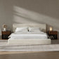 Cloud Upholstered  Bed Frame with Headboard, 5 Inch Foam Padded Platform