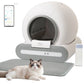 Self-Cleaning Cat Litter Box App Control, ONLY Supports 2.4G WiFi w/Litter Mat