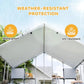 Extra Large Outdoor Cat Enclosure with Waterproof Cover 2 Resting Boxes 7 Jumping Platforms