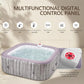 Inflatable Hot Tubr with 130 Jets, Insulated Cover, Internal Heater Pu