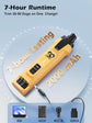 Quiet Dog Nail Grinder with LED Lights, 6-Speed, Dust Cap, Battery-Powered