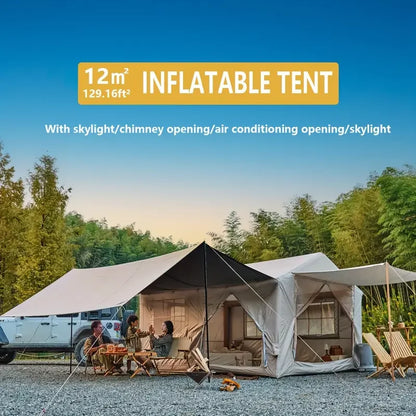 10-12 People Inflatable Tent with Pump