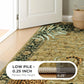 Washable Tiger Print Rug 8x10  Colorful Low Pile