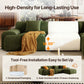 113" Modern L-Shaped Modular Sectional Sofa