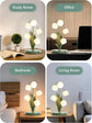 Green Flower Lamp, 3-Color Mode Table Lamp