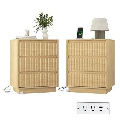 Nightstand / Side Table Set of 2