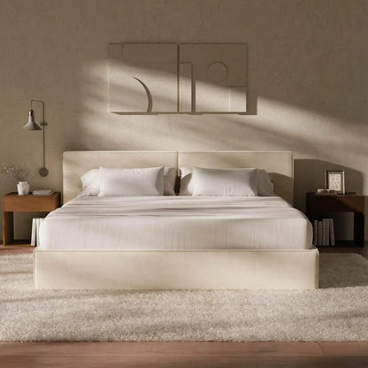 Cloud King/Queen/Full Platform Bed Frame with Pillow Headboard