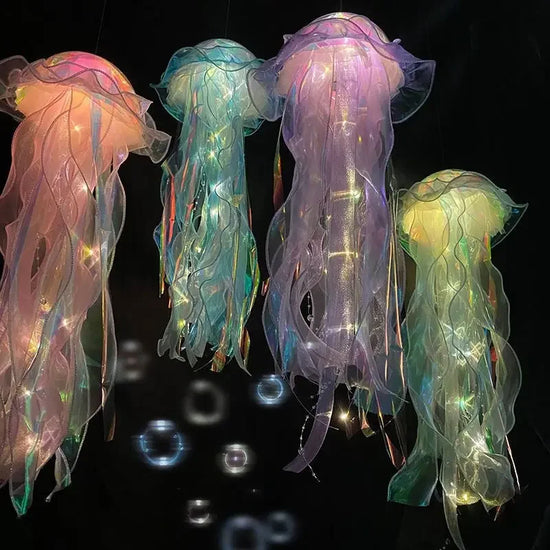 Jellyfish Lamp Portable Lantern Kids Bedroom