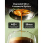 Retro Espresso Machine with Powerful Milk Frother