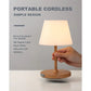 indoor /Outdoor  Table Lamp Waterproof  Cordless Table Lamp Rechargeable, Touch Dimmable