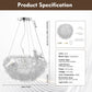 Modern Bird Nest Chandelier LED Ceiling Light