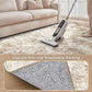 9x12 Abstract Washable Non-Slip Rug - Soft Foldable Low Pile
