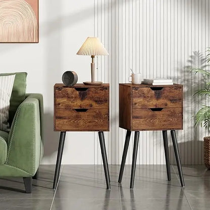 Exquisite Nightstands Side Tables Set of 2