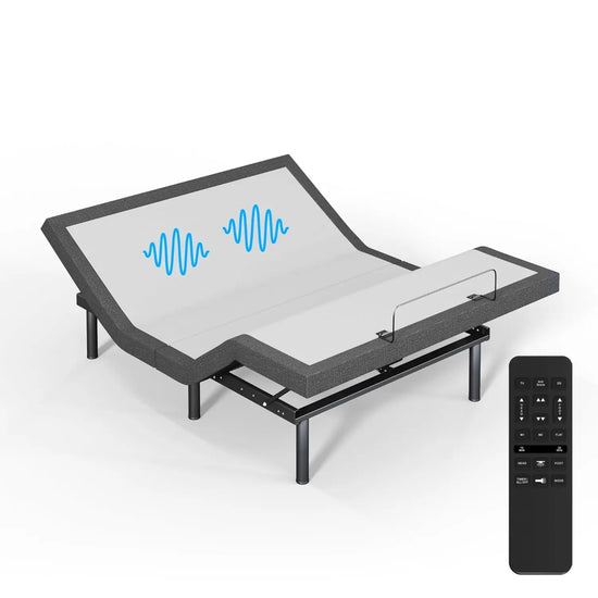 Adjustable Full Bed Frame Wireless Remote Zero Gravity Massage Head Foot Incline Dual USB Nightlights