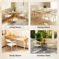 Dining Chairs Set of 2, Modern Linen Fabric Upholstered