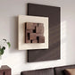 3D Wood Textured Large Neutral Abstract Wall Art