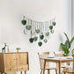 Woven Wall Decor, Green Leaves