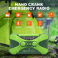 Portable charger High Capacity Emergency Radio Solar Hand Crank