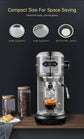 Coffee Maker  20 Bar Semi Automatic Super Slim ESE POD & Powder Espresso Cappuccino Machine