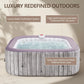 Inflatable Hot Tubr with 130 Jets, Insulated Cover, Internal Heater Pu