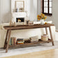70.9 Inches All Wood Console Table Narrow Long Sofa Table